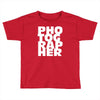 photographer Toddler T-shirt
