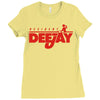 resident dj Ladies Fitted T-Shirt