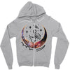 Space Skeleton Zipper Hoodie