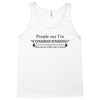 people say i'm condescending Tank Top