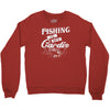 fishing is my cardio Crewneck Sweatshirt