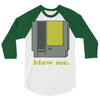 blow me 3 3/4 Sleeve Shirt