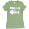 atheism fish skeleton Ladies Fitted T-Shirt