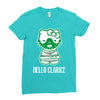 hello clarice Ladies Fitted T-Shirt