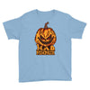 mad halloween pumpkin Youth Tee