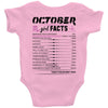 October Girl Facts Scorpio Baby Onesie