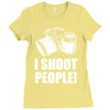 i shoot people Ladies Fitted T-Shirt