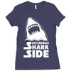 Come To The Shark Side Ladies Fitted T-Shirt