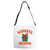 gangsta wrapper Adjustable Strap Totes