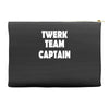 twerk team captain   funny Accessory Pouches