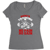 merc's gym training Women's Triblend Scoop T-shirt