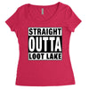straight outta loot lake Women's Triblend Scoop T-shirt