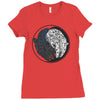 sci fi yin yang Ladies Fitted T-Shirt