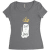 don't be a dick Women's Triblend Scoop T-shirt