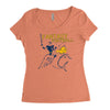 fantasy football Women's Triblend Scoop T-shirt