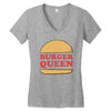 Burger Queen Veggie Women's V-Neck T-Shirt