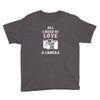 All i Need is Love A Camera Youth Tee