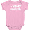 i'm kind of a big deal free shipping worldwide Baby Onesie