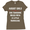 August Girls Ladies Fitted T-Shirt