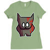 mabari chibi Ladies Fitted T-Shirt