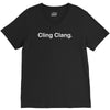 cling clang funny V-Neck Tee