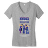 One Night Only Donna And The Dynamos Women's V-Neck T-Shirt