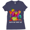 earth day every day Ladies Fitted T-Shirt