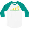 evolution of lego man 3/4 Sleeve Shirt