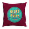 blips and chitz Throw Pillow