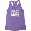crazy boxer dude Racerback Tank