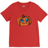 goofy pumpkin V-Neck Tee