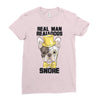 snoring gentleman Ladies Fitted T-Shirt