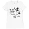 hump day camel funny t shirt guess what day it is funny tee shirt Ladies Fitted T-Shirt