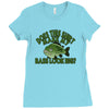bass look big Ladies Fitted T-Shirt