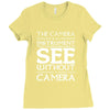 see without a camera Ladies Fitted T-Shirt