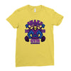 snake mountain gym Ladies Fitted T-Shirt