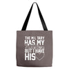 military has my soldier i have his heart Tote Bags