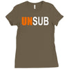 unsub criminal minds us crime tv series unknown subject unisex Ladies Fitted T-Shirt
