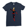 captain marvel Ladies Fitted T-Shirt