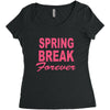 spring break forever Women's Triblend Scoop T-shirt