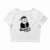santa's a fake! Crop Top