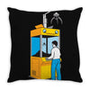 anglerbot Throw Pillow