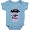 cool coffee please t shirt Baby Onesie