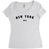 New York 2018 Women's Triblend Scoop T-shirt
