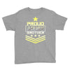 military, proud us army brother veteran u Youth Tee