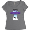 i want to leave Women's Triblend Scoop T-shirt