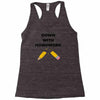 down with homework Racerback Tank
