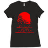 dawn of the dead retro 70s horror zombie film Ladies Fitted T-Shirt