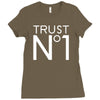 trust no Ladies Fitted T-Shirt