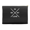 bon iver skinny love Accessory Pouches